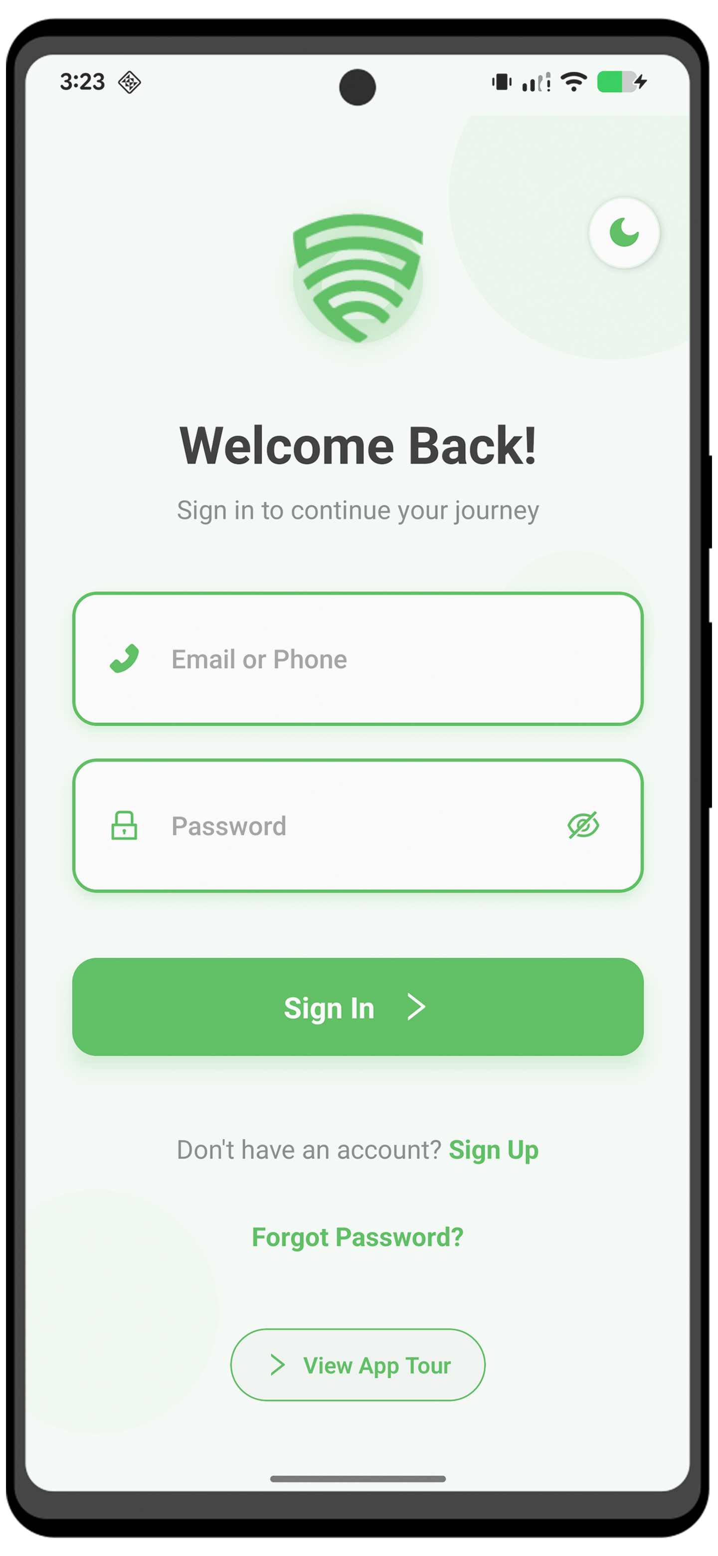 Login Screen (Light)
